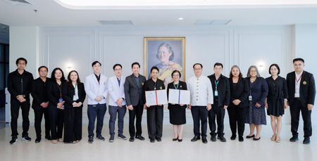 คณะแพทยศาสตร์ มศว ลงนามบันทึกข้อตกลงความร่วมมือกับ สถาบันเทคโนโลยีนิวเคลียร์แห่งชาติ