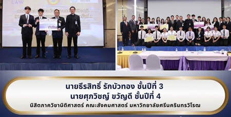 ขอแสดงความยินดีกับตัวแทนนิสิต คณะสังคมศาสตร์ มศว